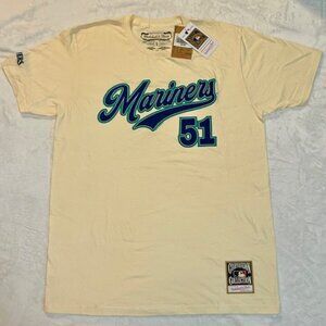 Seattle Mariners #51 Ichiro Suzuki Tee Shirt from Mitchell & Ness